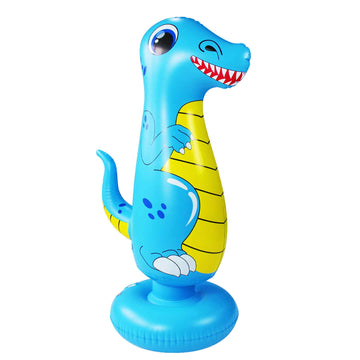 Sac de frappe 120cm gonflable dinosaure sac de frappe punching formation tumbler sac jouets de boxe de sac de rebond poire de boxe